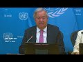 U.N. Chief Condemns Israeli Strikes Against Hamas in Qatar