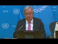 U.N. Chief Condemns Israeli Strikes Against Hamas in Qatar