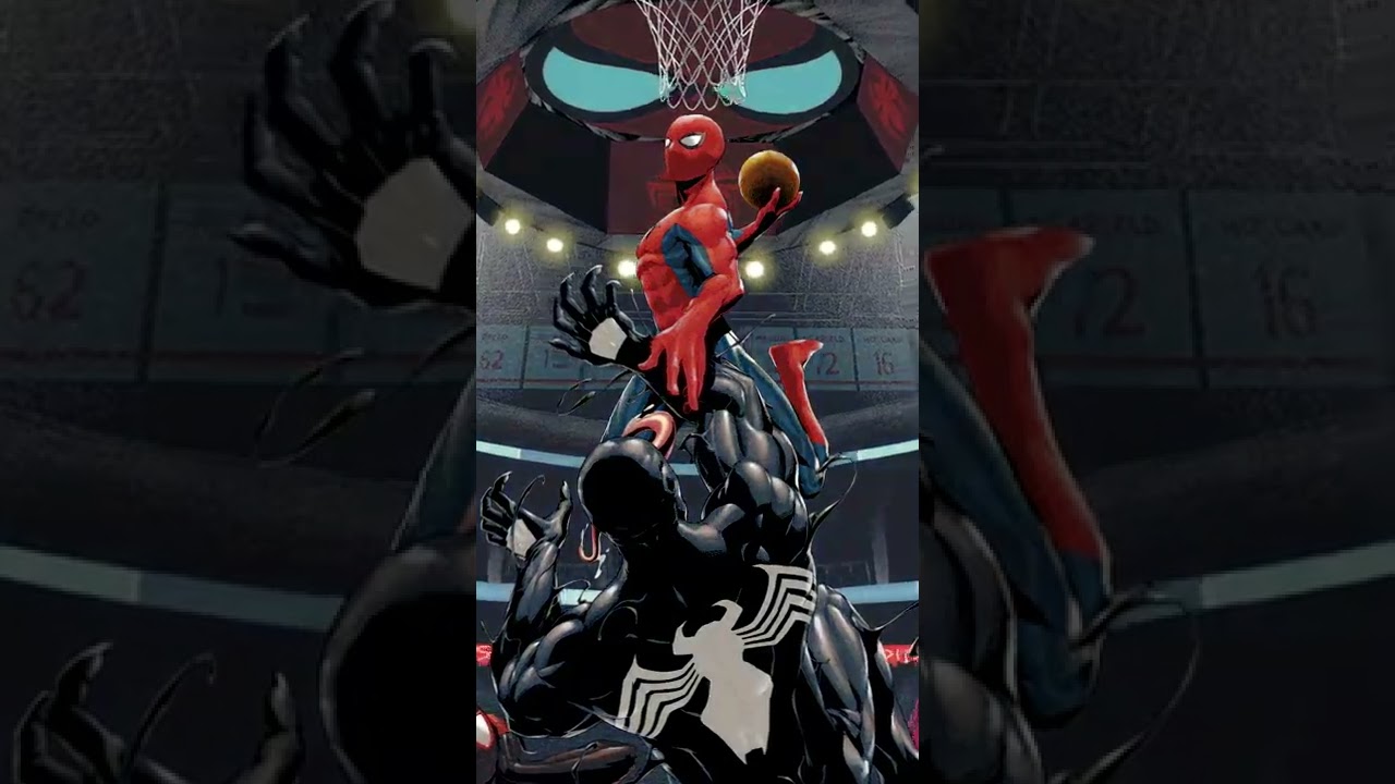 ArtStation - Spider-Man Dunks on Venom