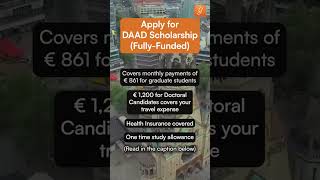Study in Germany for FREE - DAAD Scholarship!