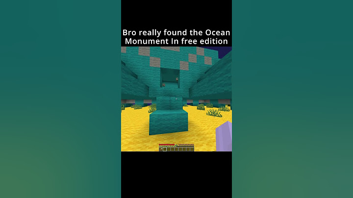 Minecraft Ocean Monument Free Edition
