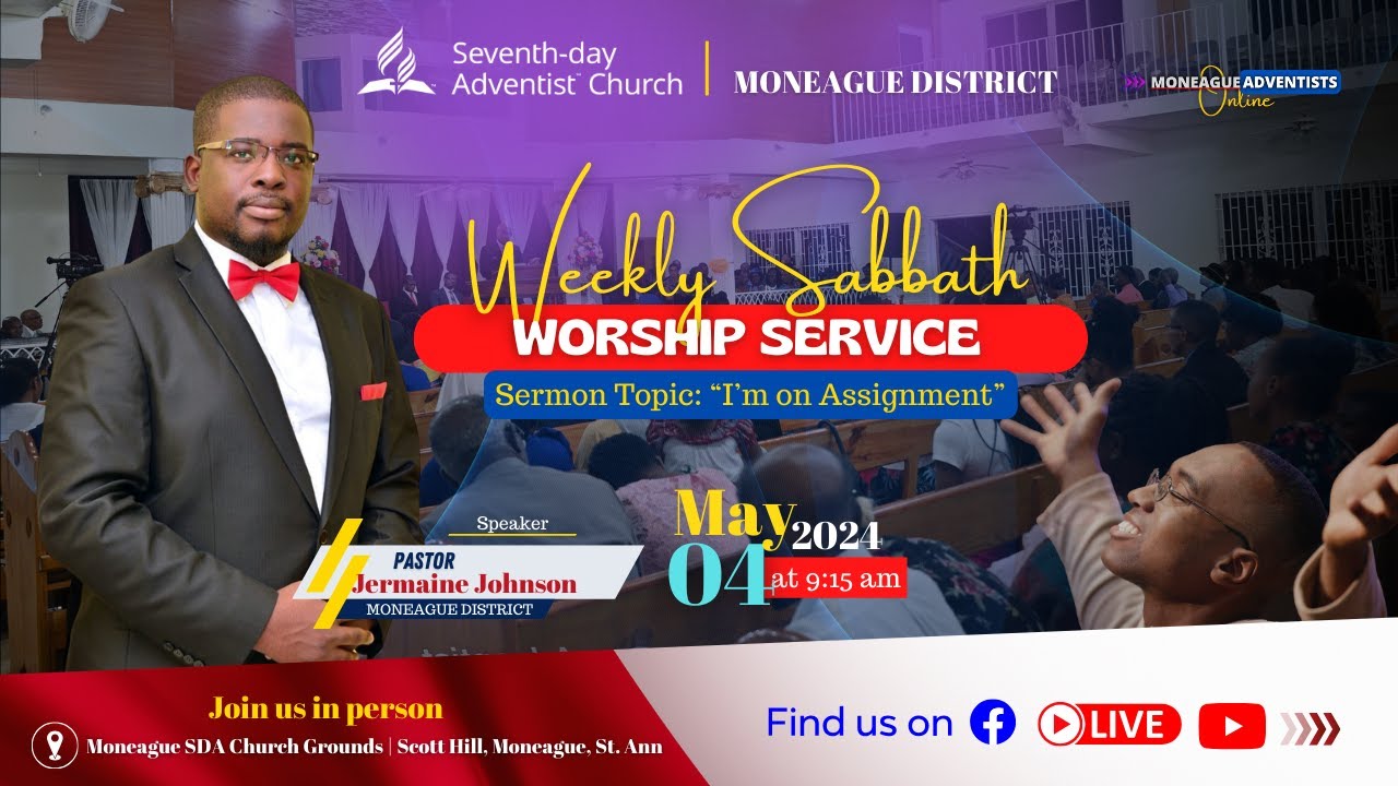 Pastor JJ | Sermon: "I'm on Assignment" | Weekly Sabbath Services | May ...