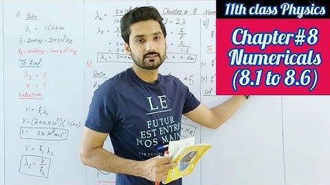 Numericals chapter 8 class 11 physics | 8.1 to 8.6 | physics ka safar