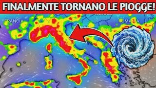 METEO: Svolta del tempo, arriva la pioggia in Italia