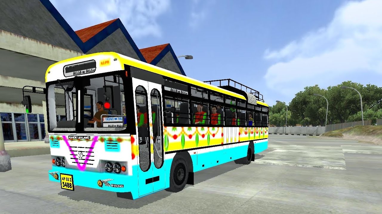 Tirupati to Tirumala Bus Mod | Express Bus Mod | Realistic Mobile Game | Bus Simulator Indonesia |