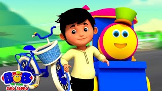 Let's Ride A Bicycle, Fun Ride With Bob And Nursery Rhyme For Children