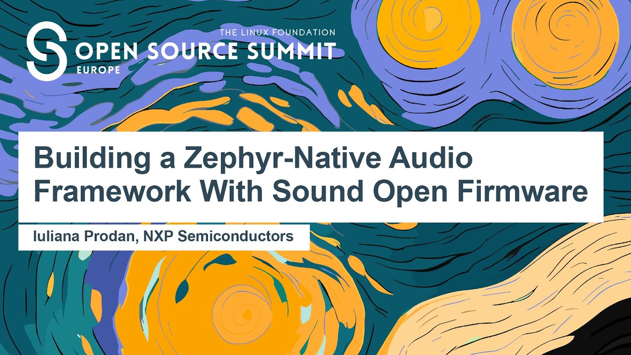 Building a Zephyr-Native Audio Framework With Sound Open Firmware