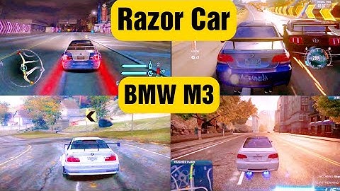 BMW M3!!! NFS (The Run, Most wanted, Carbon, Most wanted 2)