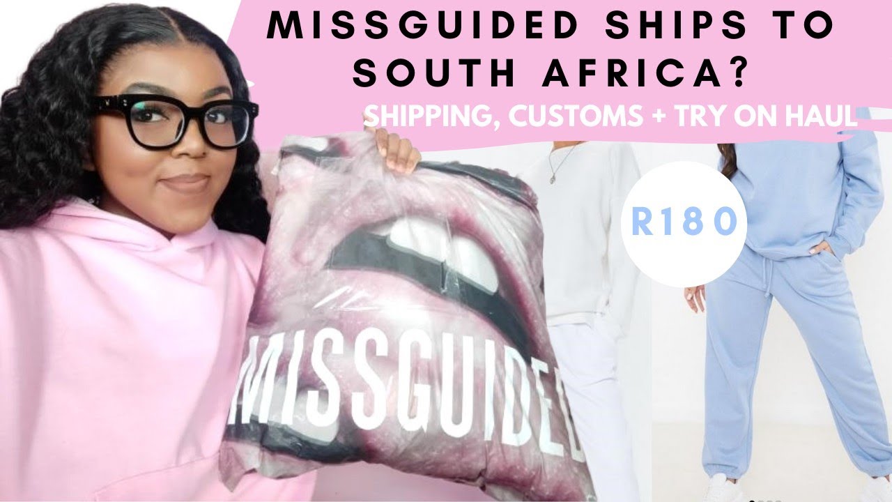 Missguided ships to South Africa? Affordable winter lounge wear try on