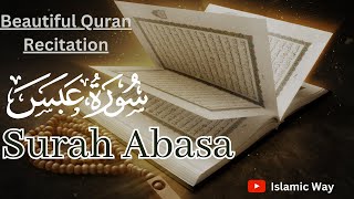 Beautiful Quran Recitation surah abasa | Quran Recitation for Sleep,Relaxation,mind Relief | Quran screenshot 5