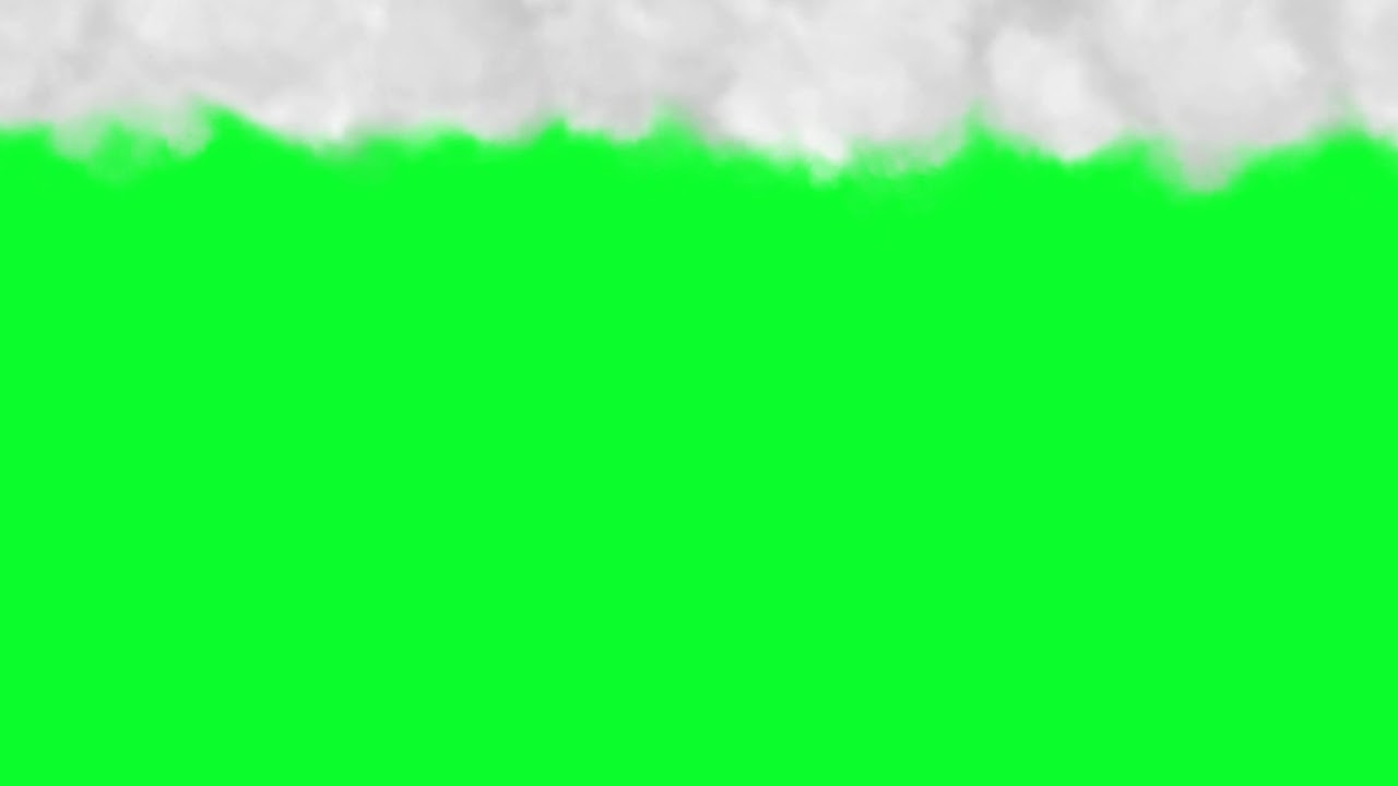 Rain Cloud Green Screen - YouTube