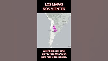 Los mapas nos mienten.