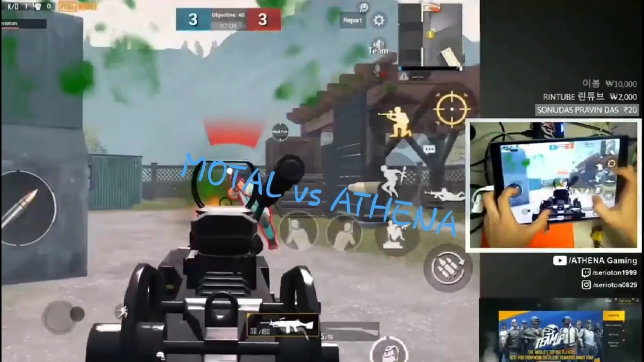 ATHENA VS MORTAL IN TDM| PUBG MOBILE - YouTube