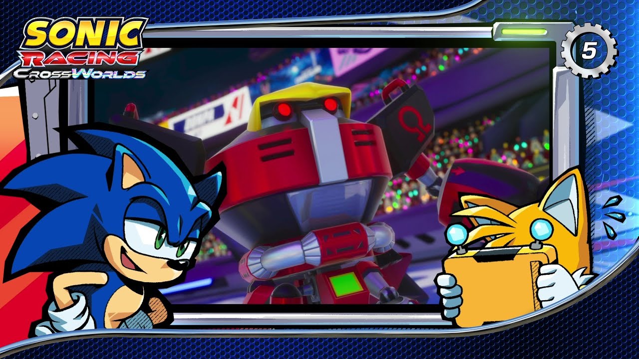 Sonic Racing: CrossWorlds - CrossTalk 5 | Эгг Паун, Омега, Сейдж и Метал Соник