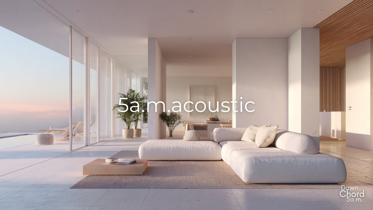 午前5時、ベランダで感じる「朝の匂い」。澄んだ空気を胸いっぱいに吸い込むためのアコースティック音楽｜5 a.m. BGM for Breathing in the Clear Air 🍃