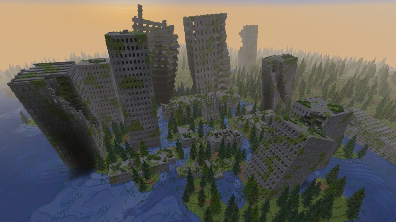 I built a Abandoned City in Minecraft | Showcase - YouTube