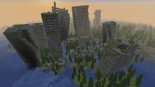 I built a Abandoned City in Minecraft | Showcase