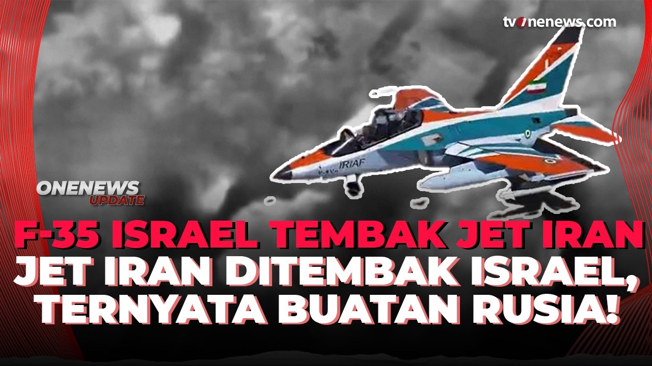 Jet Tempur Iran Yak-130 Buatan Rusia Ditembak Jatuh Israel Pakai F-35 | OneNews Update