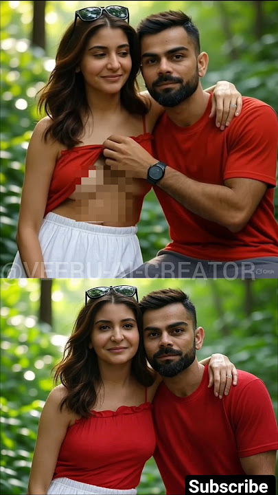 Virat Kohli and Anushka Sharma having fun in the jungle#love #viral #shortvideo