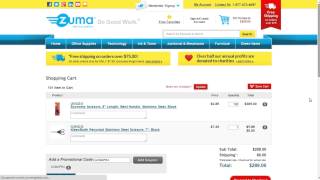 How to use a promo code at Zuma Office Supply screenshot 3
