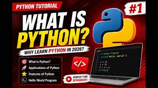 Python Tutorial for Beginners #1 | What is Python | Why Learn Python in 2026     #Coding