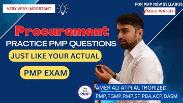 PMP Certification  Premium Coaching Call QA PMP - PMP  Procurement  Actual Exam QA|PMP Exam Prep|