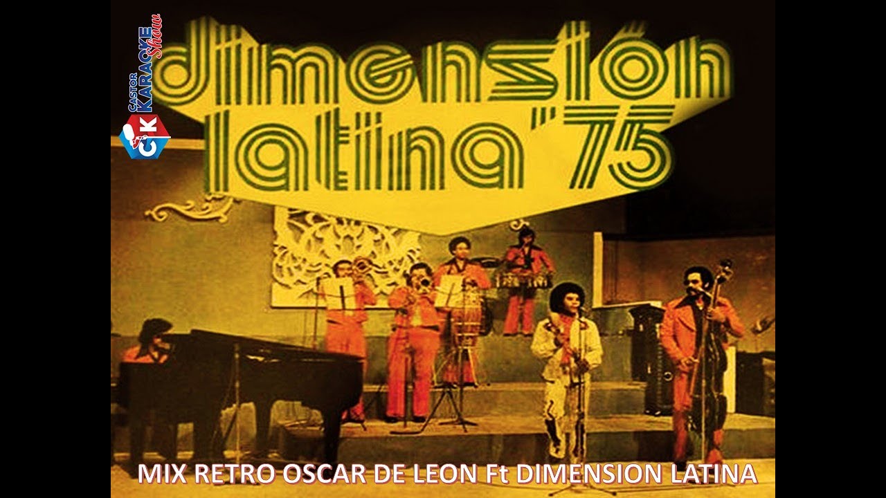 karaoke mix retro oscar de leon ft la dimension latina #karaoke #venezuela #tiktok #salsa #tropical
