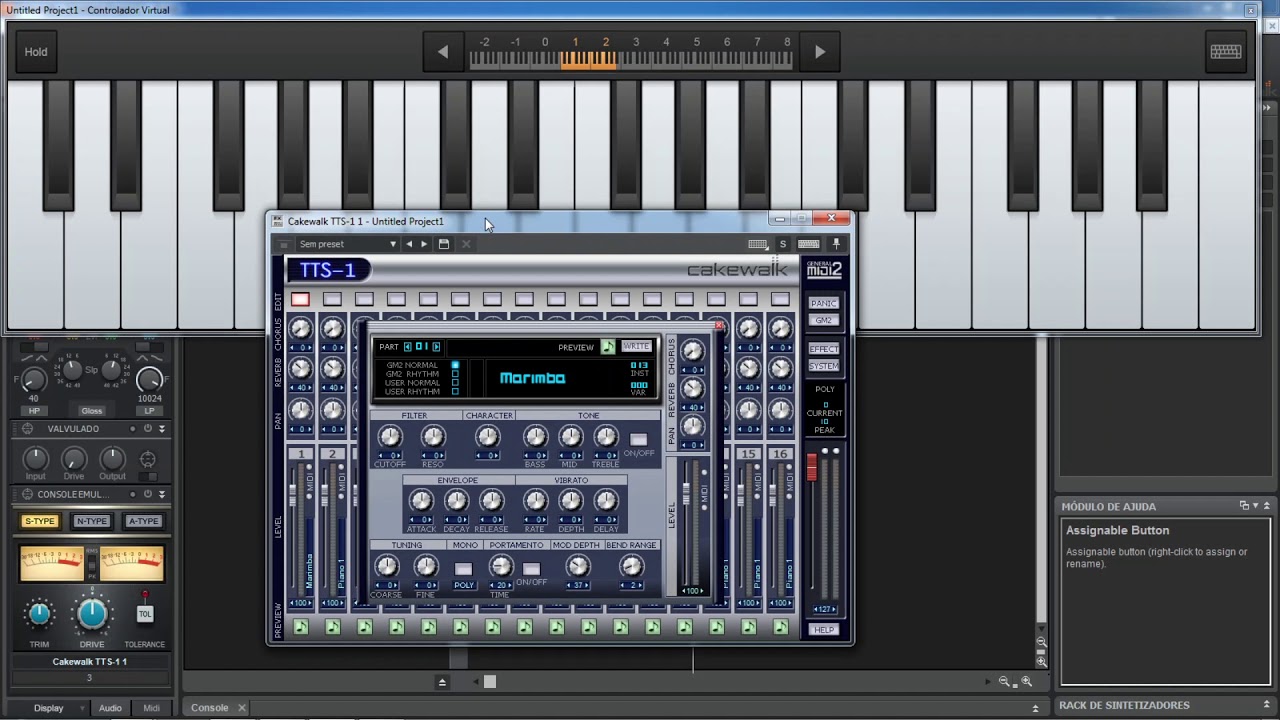 COMO USAR MIDI E INSTRUMENTOS MIDI NO CAKEWALK YouTube