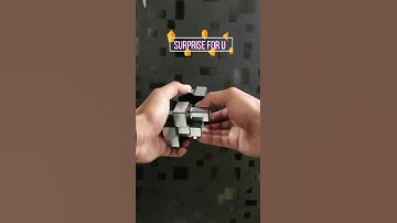 MIRROR CUBE 🔥 solved in one min | #best TRICK #tricks #prank #inonemin  #bgm #johnnydepp #shorts #op