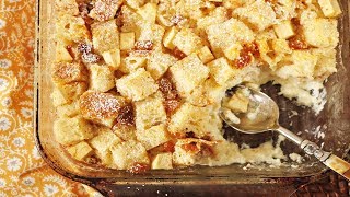 Bread Pudding Recipe Demonstration - Joyofbaking.com