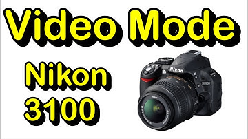 How to take video with Nikon D3100 camera | Nikon D3100 DSLR video mode| 2021