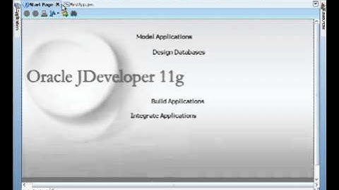 12- Run First Class In JDeveloper 11g