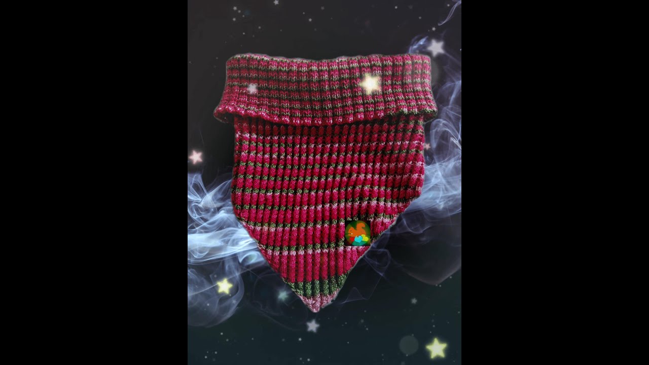 Loopkragen 5 - Erdbeerloop ,gestrickt, Loop, Kragen, stricken