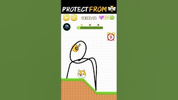 Save Doge From Bees | Draw 2 Save | Brain Puzzle Part 11 #short #gaming #shorts #puzzle #ytshorts