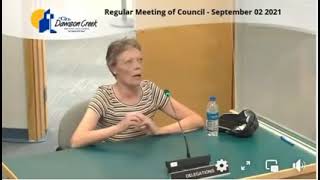 Debbie Ward Posted: Sept 2 2021 Molecular Biologist speaks at Dawson Creek City Council meeting