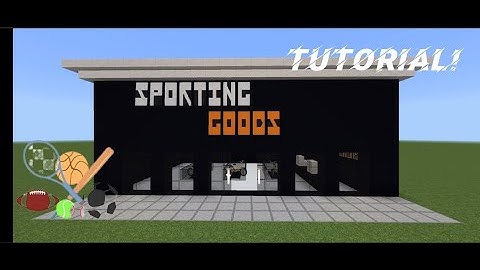 Minecraft Tutorial: How To Make A Sporting Goods "2023 City Tutorial"