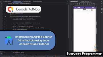 How to implement AdMob Banner Ad & Smart Banner Ad in Android Studio using Java