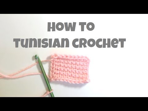 With Alex: How To Tunisian Crochet In 3 Minutes!