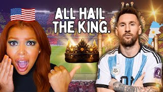 can't believe I got emotional... 😭 | American Girl's EPIC reaction to Lionel Messi