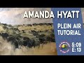 Watercolour painting techniques and plein air tutorial with Amanda Hyatt I Colour In Your Life