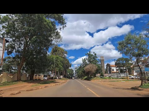 NYERI TOWN 2023||ROAD TRIP FROM NAIROBI KENYA TO NYERI TOWN ||CENTRAL KENYA REGION INFRASTRUCTURE