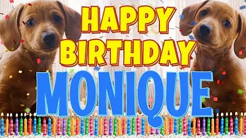 Happy Birthday Monique! ( Funny Talking Dogs ) What Is Free On My Birthday