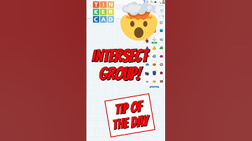 Mind Blowing Tinkercad Intersect Group Tricks Love THIS TOOL!  💯🔥