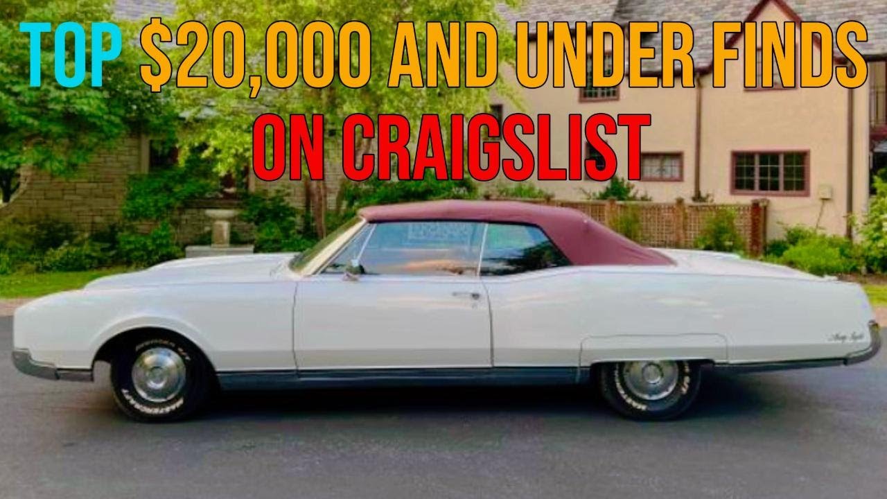 Incredible 20k or Less Classic Car Finds on Craigslist Owner's Best