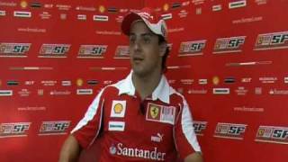 Alonso, Massa and Domenicali on the 2010 Hungarian GP