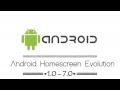 Every ANDROID Home Screen Evolution in one video