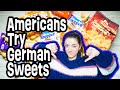 Americans Taste &amp; Rate GERMAN Sweets | Find the BEST German Candies | Life in Germany Vlog