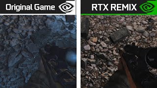 Call of Duty World at War ZOMBIES | Original VS RTX Remix Mod | Graphics Comparison