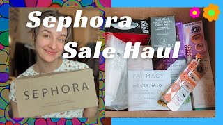 Huge Sephora Sale Haul | Spring VIB Sale | Makeup and Skincare Unboxing | SUPER SATISFYING