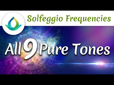 All 9 Solfeggio Frequencies | Pure Tone (30 minutes)